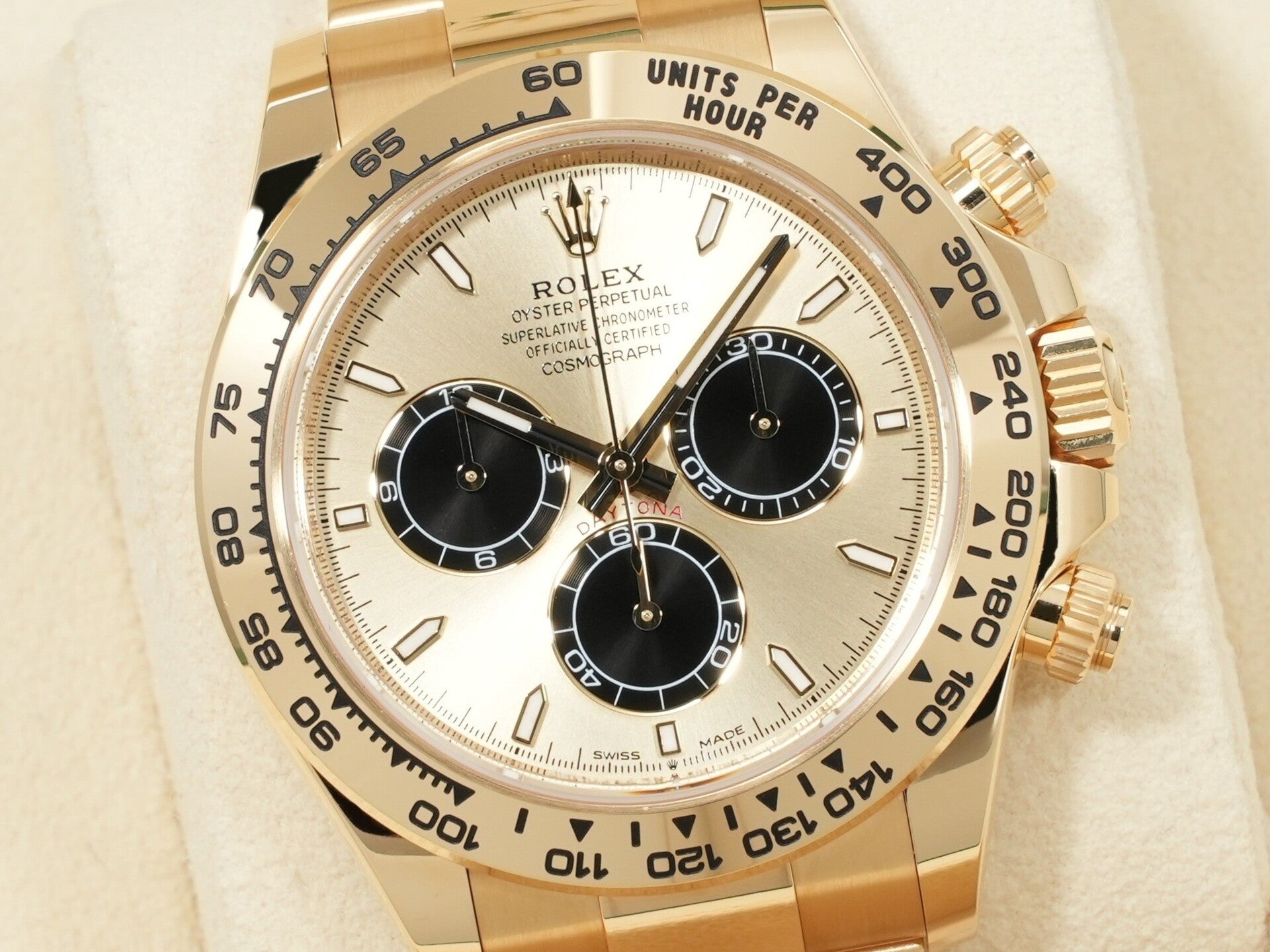 ロレックス デイトナ Ref.126508 イエローゴールド ゴールデンxブライトブラック文字盤 中古 a4sf4c4s