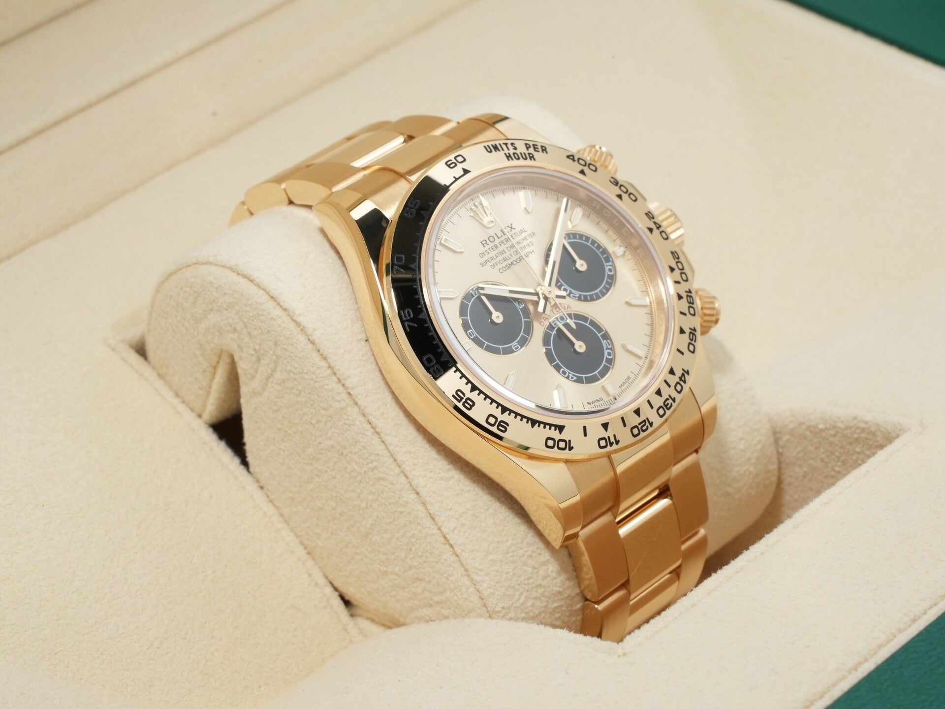 ロレックス デイトナ Ref.126508 イエローゴールド ゴールデンxブライトブラック文字盤 中古 a4sf4c4s