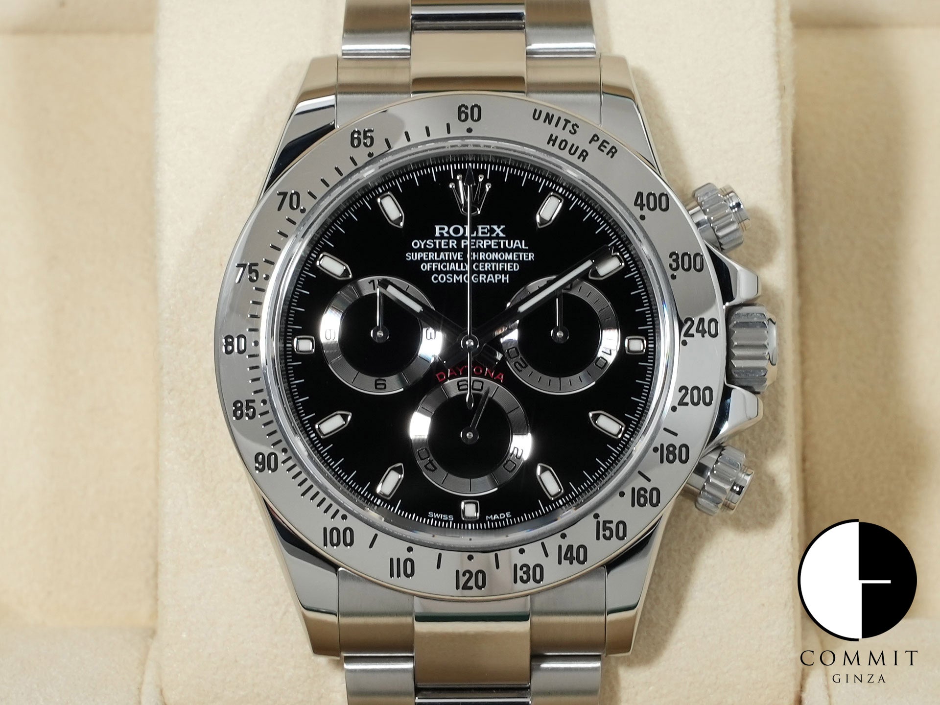 ロレックス デイトナ Ref.116520 ステンレススチール ブラック文字盤 中古 92dv9eqq