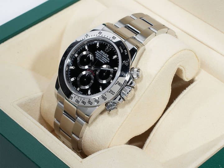 ロレックス デイトナ Ref.116520 ステンレススチール ブラック文字盤 中古 92dv9eqq