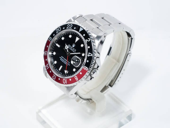 ロレックス GMTマスターII Ref.16710 ステンレススチール ブラック文字盤 オイスターブレスレット 中古 bjcd6vux