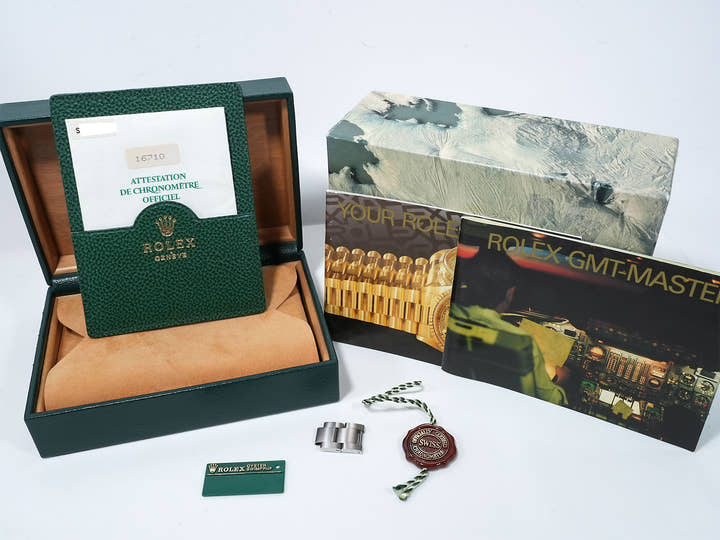 ロレックス GMTマスターII Ref.16710 ステンレススチール ブラック文字盤 オイスターブレスレット 中古 bjcd6vux