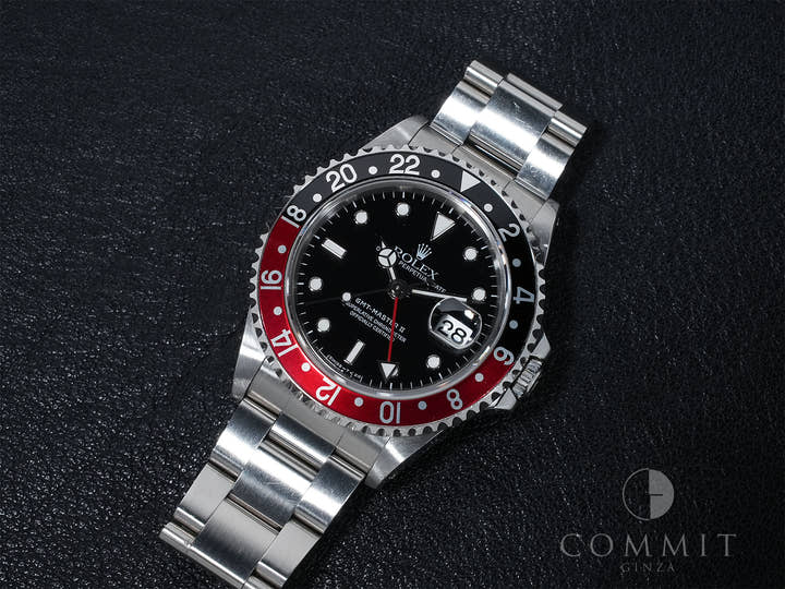 ロレックス GMTマスターII Ref.16710 ステンレススチール ブラック文字盤 オイスターブレスレット 中古 bjcd6vux