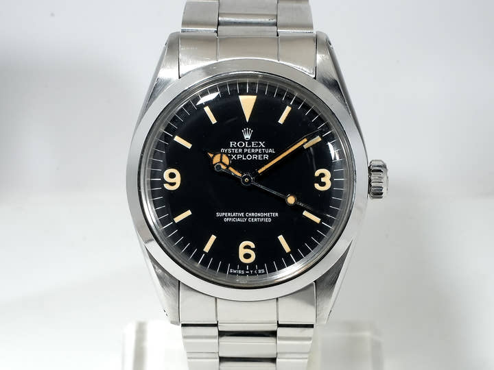 ロレックス エクスプローラーI Ref.1016 ステンレススチール ブラック文字盤 中古 49pcrxt9