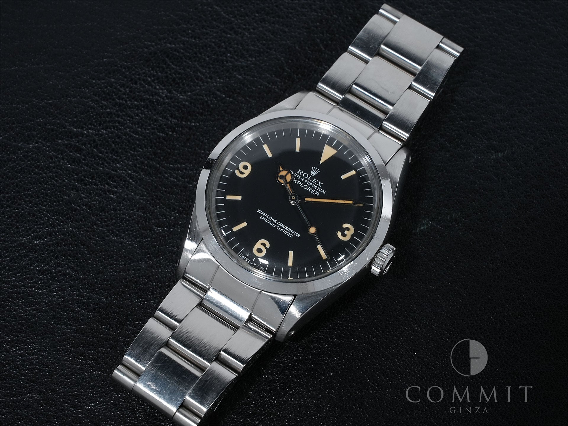 ロレックス エクスプローラーI Ref.1016 ステンレススチール ブラック文字盤 中古 49pcrxt9