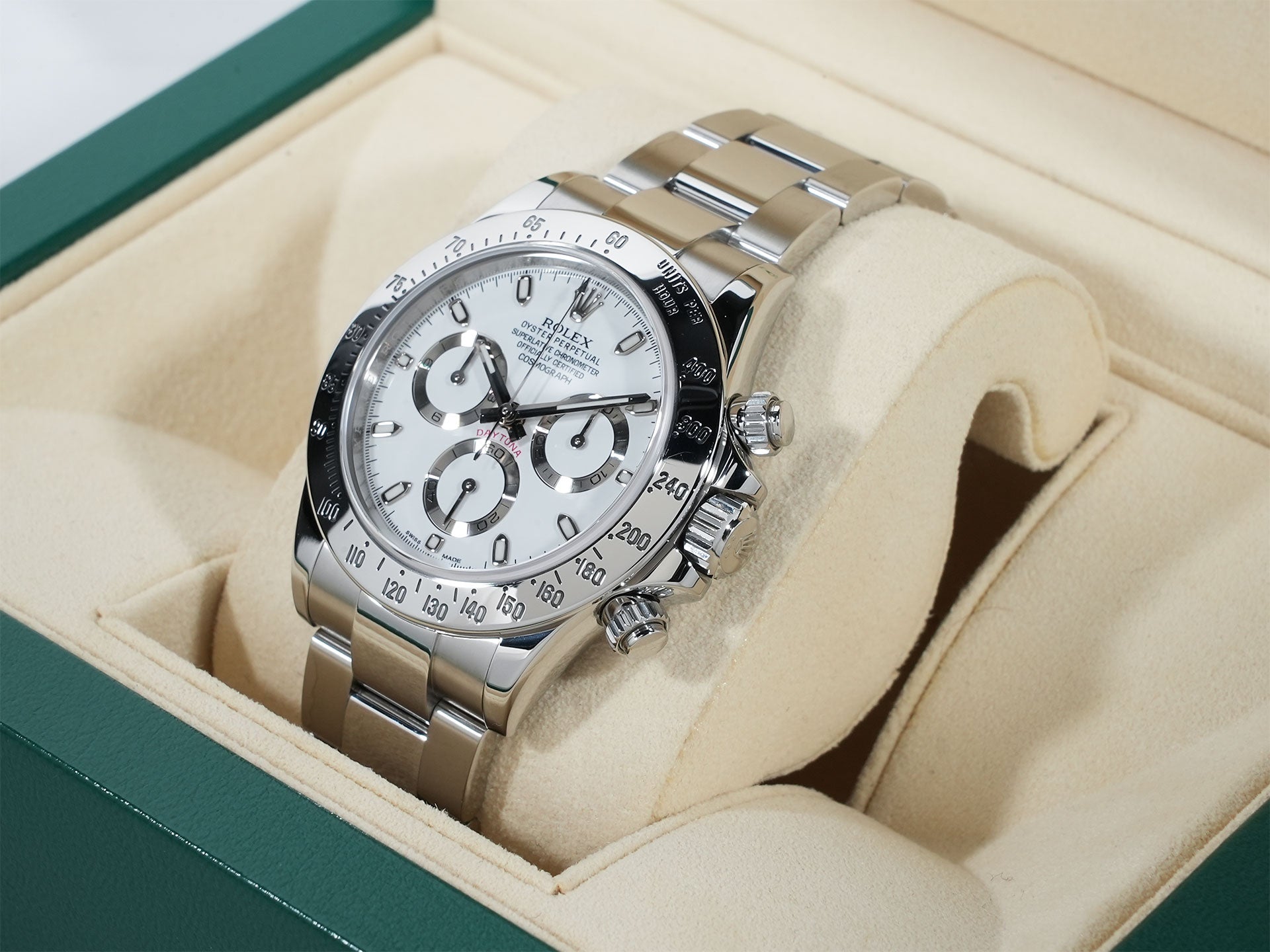 ロレックス デイトナ Ref.116520 ステンレススチール ホワイト文字盤 中古 dmrvb8ta