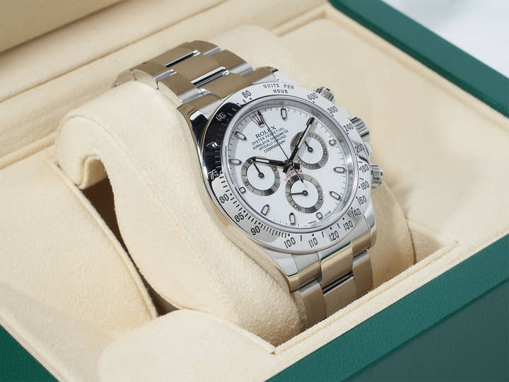 ロレックス デイトナ Ref.116520 ステンレススチール ホワイト文字盤 中古 dmrvb8ta