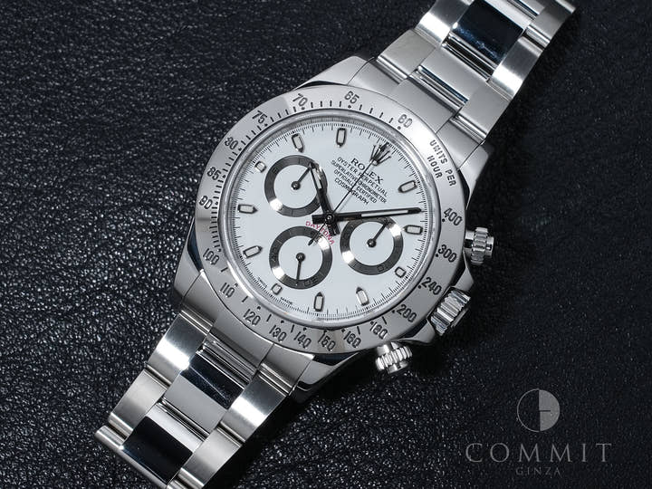 ロレックス デイトナ Ref.116520 ステンレススチール ホワイト文字盤 中古 dmrvb8ta
