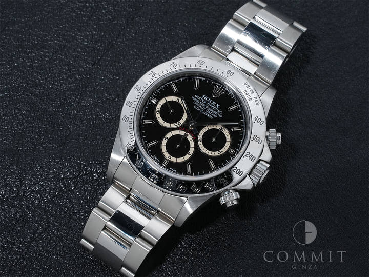 ロレックス デイトナ エルプリメロ Ref.16520 ステンレススチール ブラック文字盤 中古 nhg8igrm