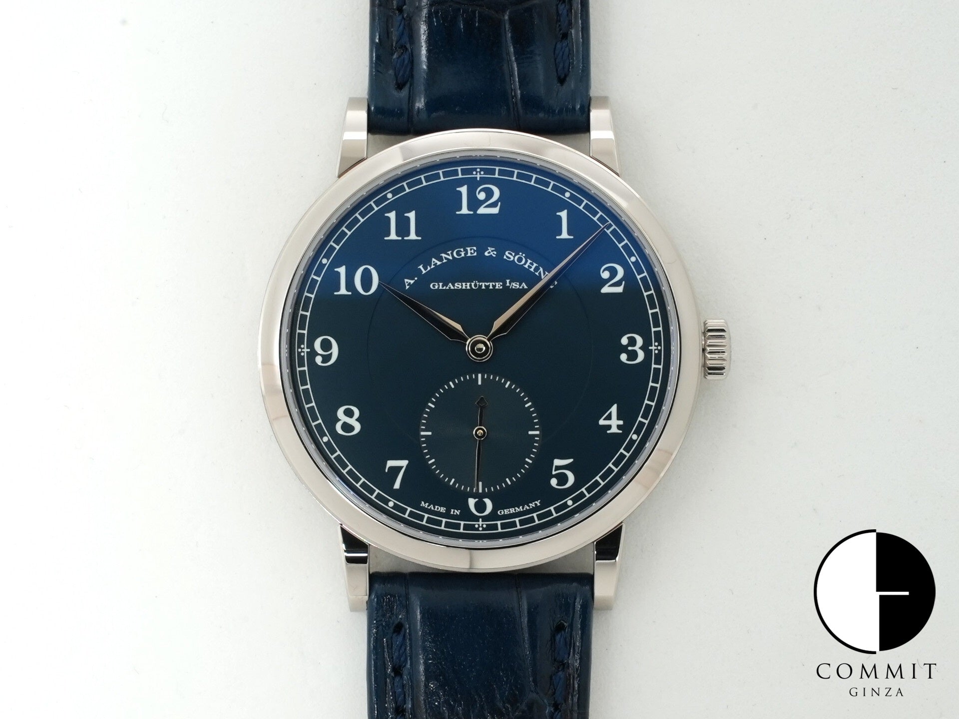 A. Lange &amp; Söhne 1815 Ref. 220.028 White Gold Blue Dial Unused dgiovkrf