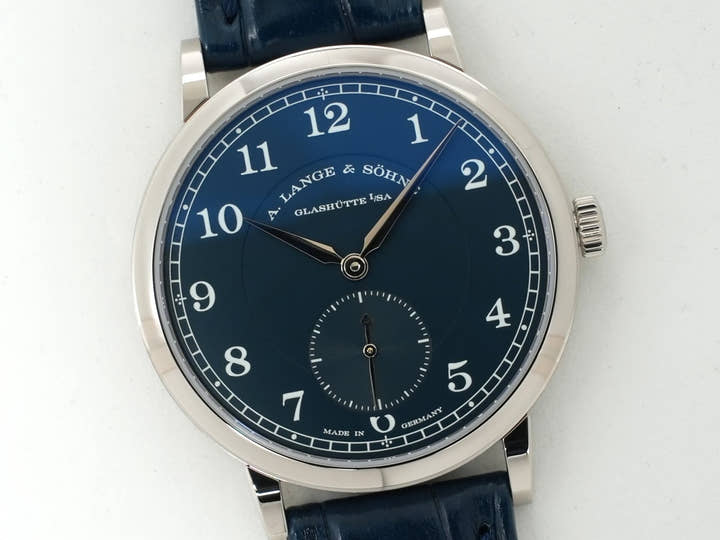 A. Lange &amp; Söhne 1815 Ref. 220.028 White Gold Blue Dial Unused dgiovkrf