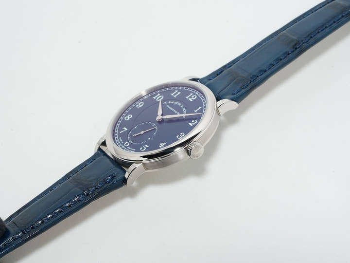 A. Lange &amp; Söhne 1815 Ref. 220.028 White Gold Blue Dial Unused dgiovkrf