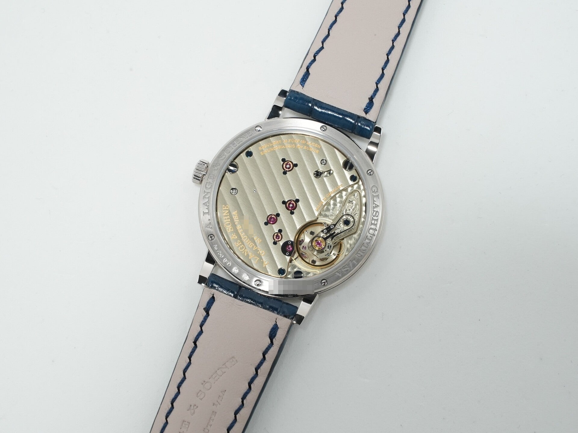 A. Lange &amp; Söhne 1815 Ref. 220.028 White Gold Blue Dial Unused dgiovkrf