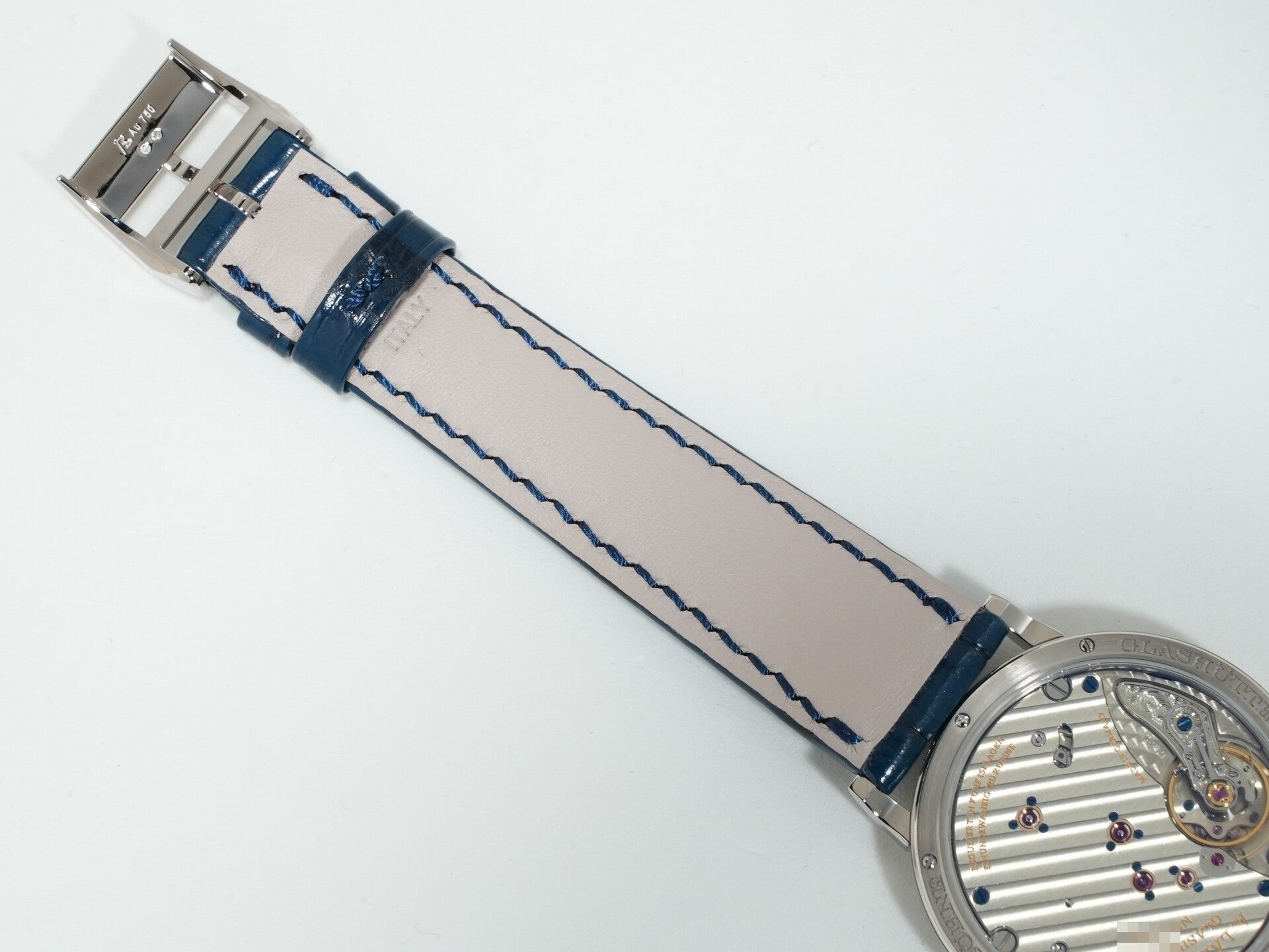 A. Lange &amp; Söhne 1815 Ref. 220.028 White Gold Blue Dial Unused dgiovkrf