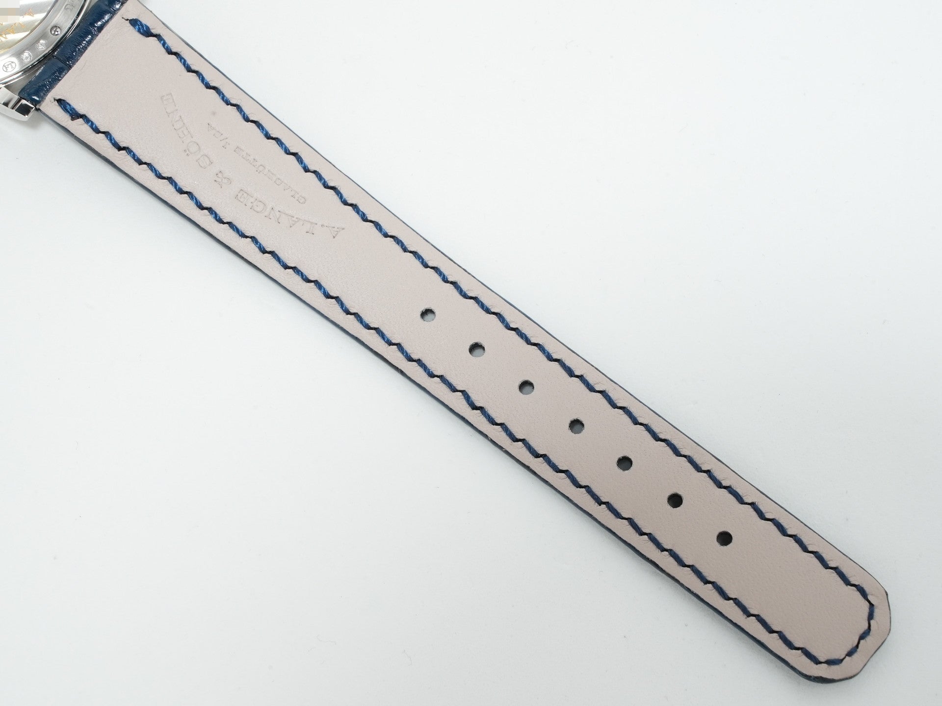 A. Lange &amp; Söhne 1815 Ref. 220.028 White Gold Blue Dial Unused dgiovkrf