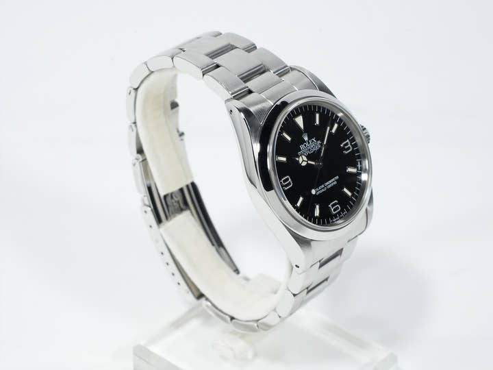 ロレックス エクスプローラーI Ref.14270 ステンレススチール ブラック文字盤 オイスターブレスレット 中古 u4348g8e
