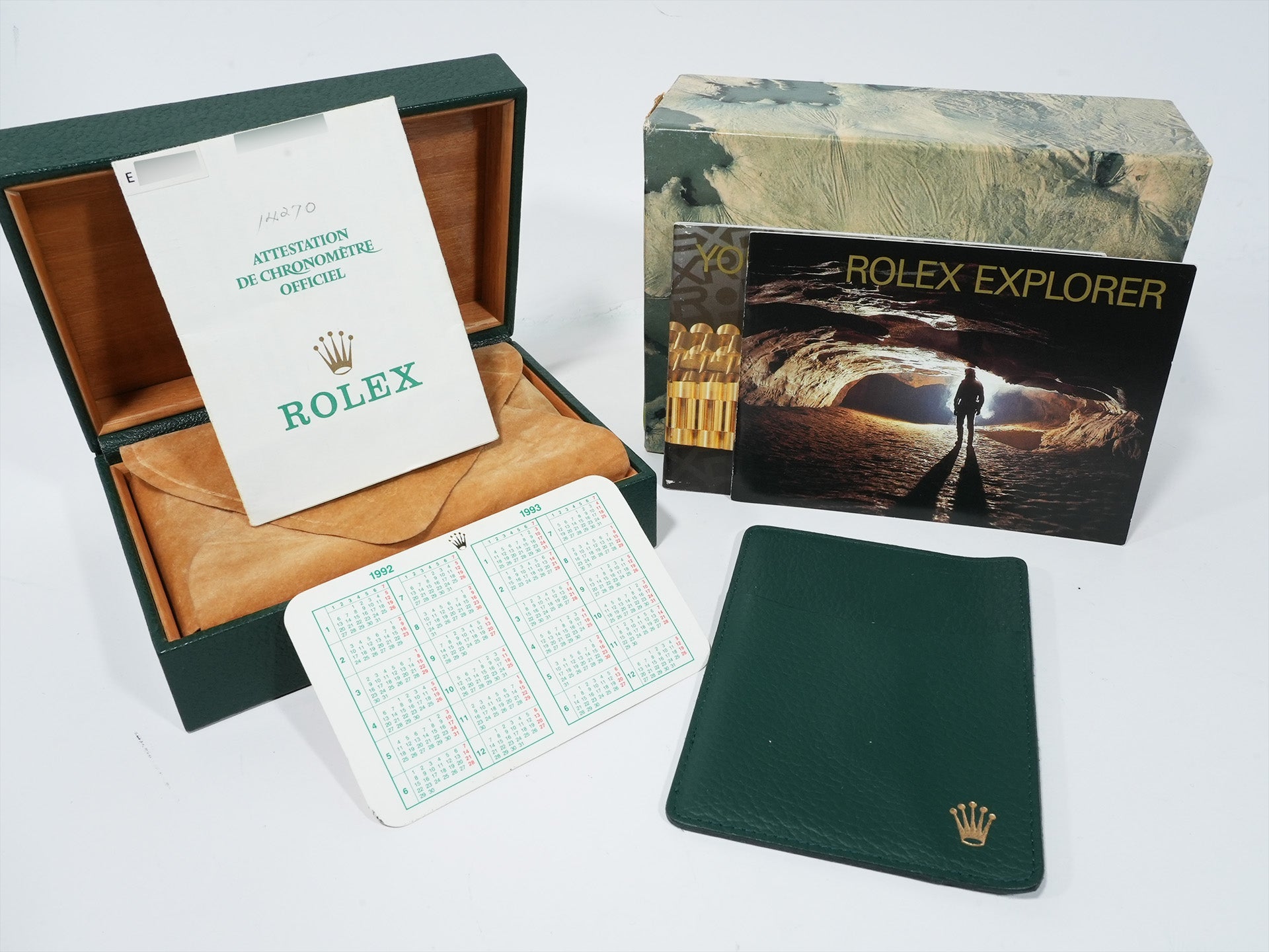 ロレックス エクスプローラーI Ref.14270 ステンレススチール ブラック文字盤 オイスターブレスレット 中古 u4348g8e