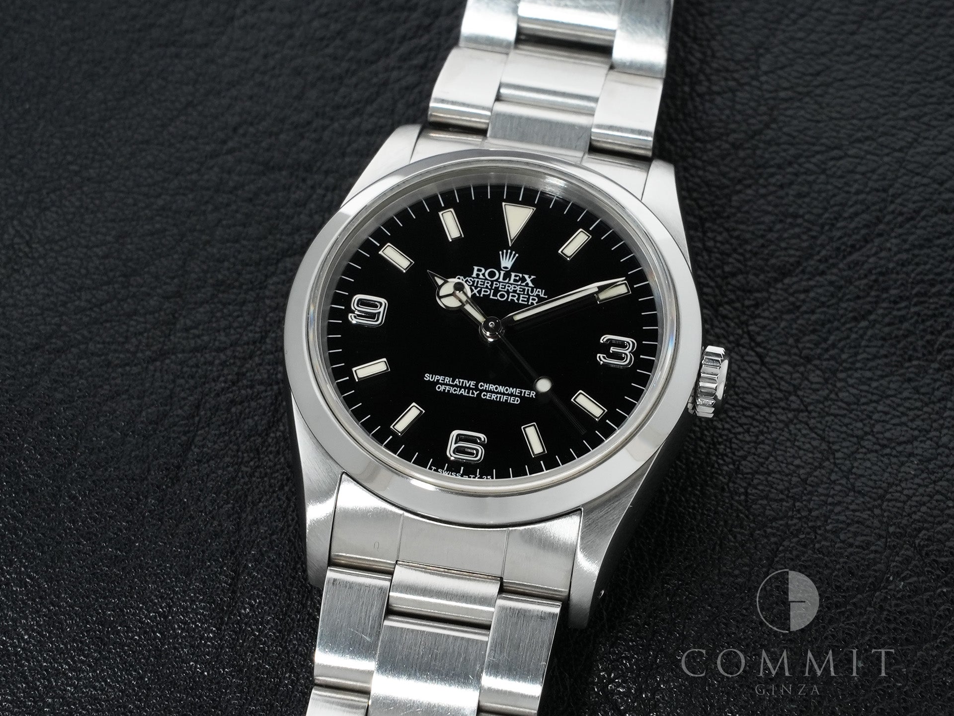 ロレックス エクスプローラーI Ref.14270 ステンレススチール ブラック文字盤 オイスターブレスレット 中古 u4348g8e