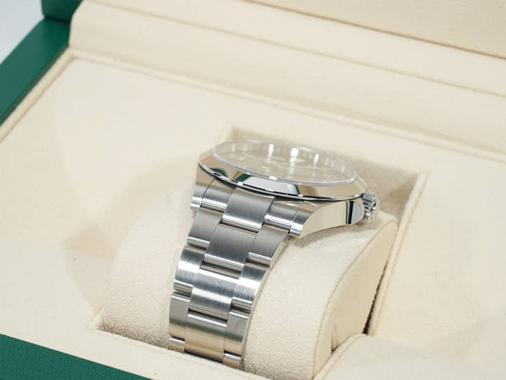 ロレックス エアキング Ref.126900 ステンレススチール ブラック文字盤 オイスターブレスレット 中古 ws23dv8b