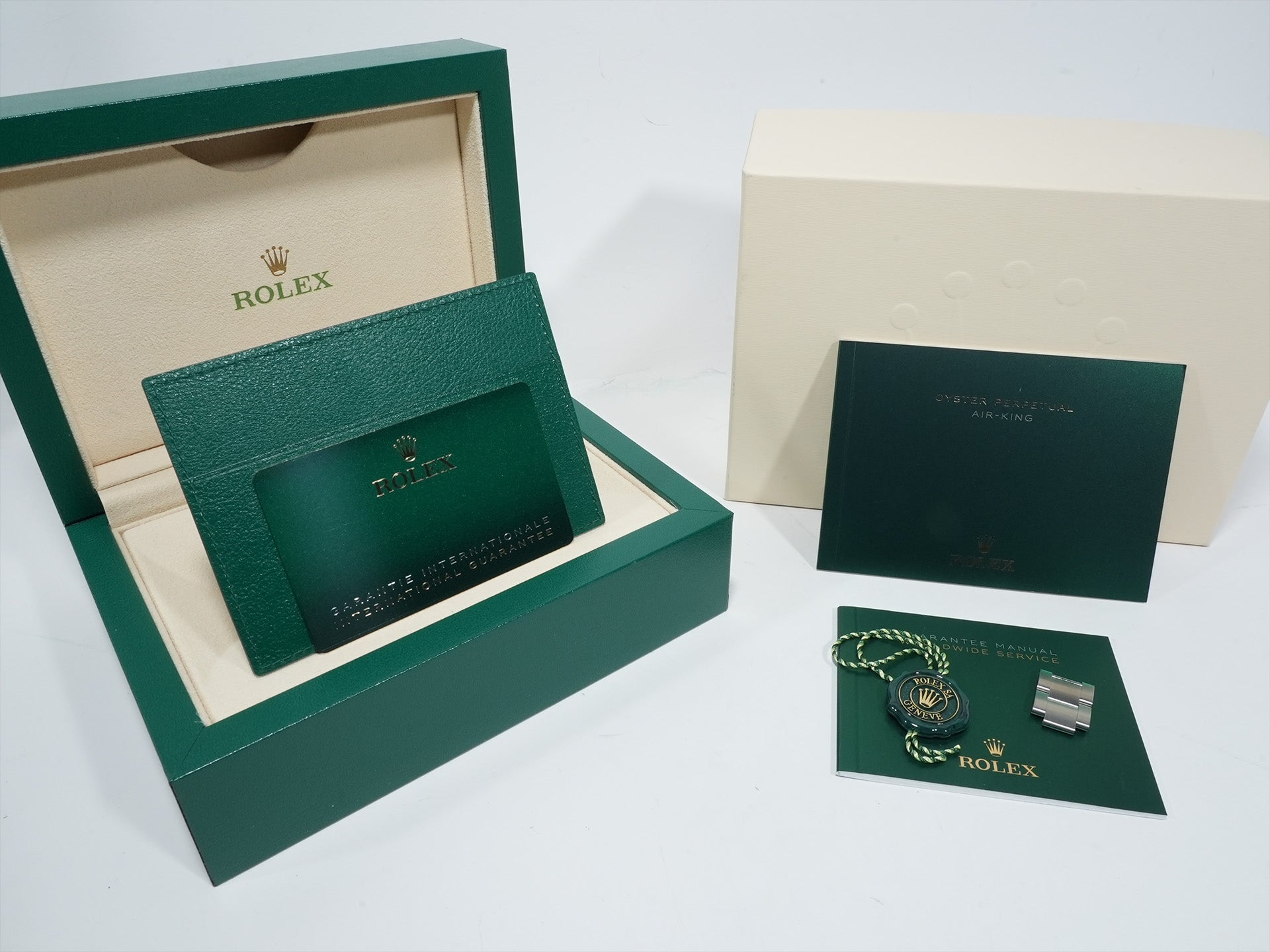 ロレックス エアキング Ref.126900 ステンレススチール ブラック文字盤 オイスターブレスレット 中古 ws23dv8b