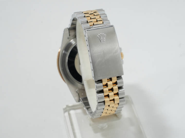 ロレックス GMTマスター Ref.16753 ステンレススチール/イエローゴールド ブラウン文字盤 ジュビリーブレスレット 中古 uqyc5o8u