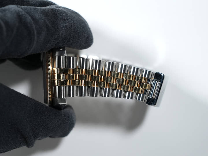 ロレックス GMTマスター Ref.16753 ステンレススチール/イエローゴールド ブラウン文字盤 ジュビリーブレスレット 中古 uqyc5o8u