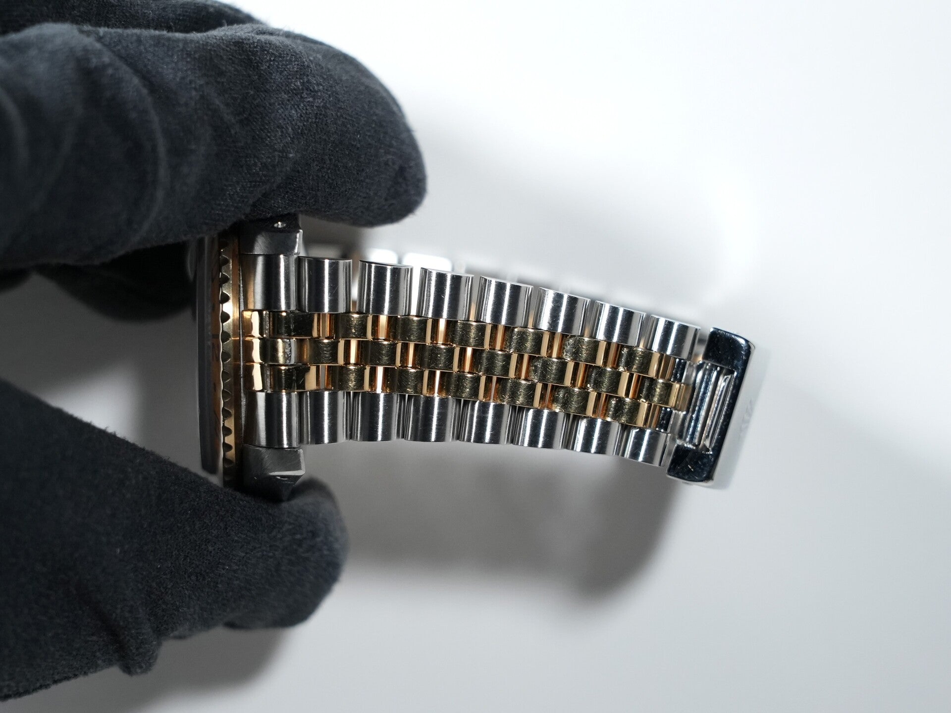 ロレックス GMTマスター Ref.16753 ステンレススチール/イエローゴールド ブラウン文字盤 ジュビリーブレスレット 中古 uqyc5o8u