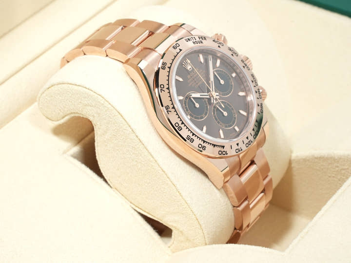 ロレックス デイトナ Ref.126505 エバーローズゴールド チョコレートxブライトブラック文字盤 未使用 k4zdsxe3