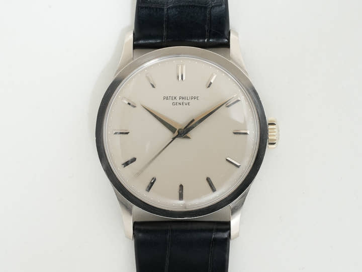 パテックフィリップ カラトラバ Ref.570 ホワイトゴールド シルバー文字盤 中古 e3bqmtw6