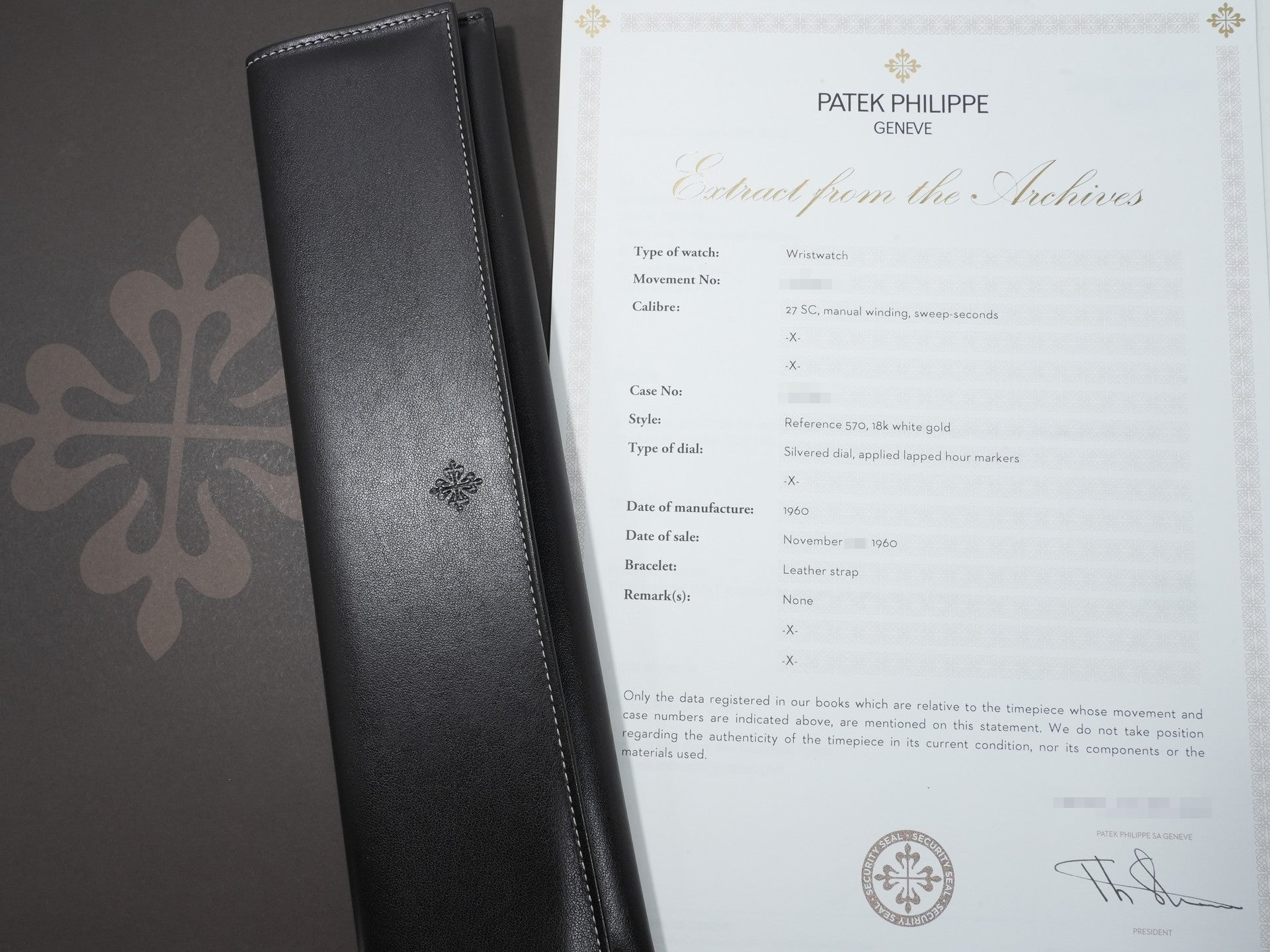 パテックフィリップ カラトラバ Ref.570 ホワイトゴールド シルバー文字盤 中古 e3bqmtw6