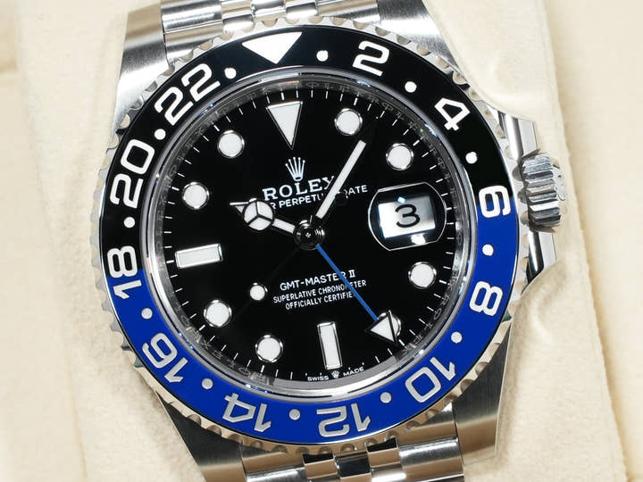 Rolex GMT-Master II Ref. 126710BLNR Stainless Steel Black Dial Jubilee Bracelet Excellent Condition m44d28bh