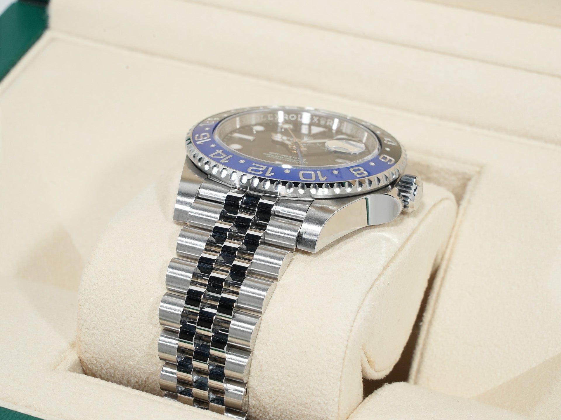 Rolex GMT-Master II Ref. 126710BLNR Stainless Steel Black Dial Jubilee Bracelet Excellent Condition m44d28bh