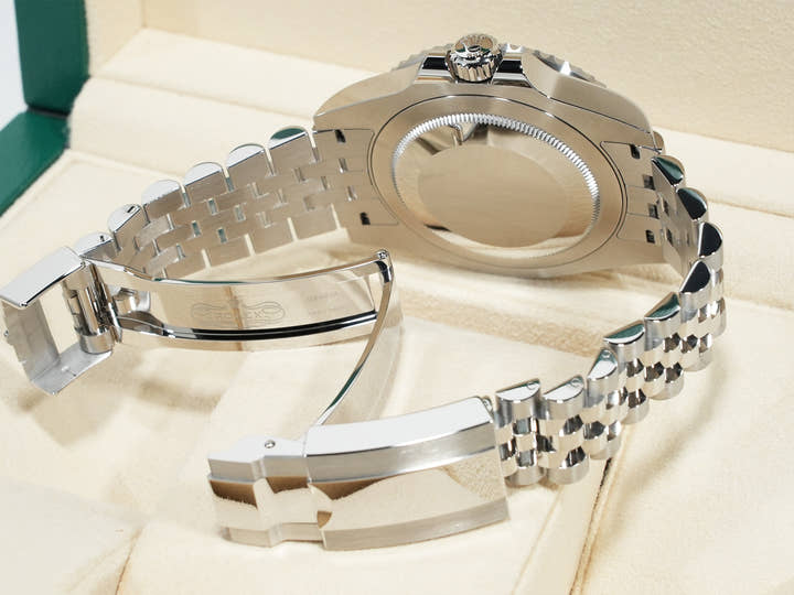 Rolex GMT-Master II Ref. 126710BLNR Stainless Steel Black Dial Jubilee Bracelet Excellent Condition m44d28bh