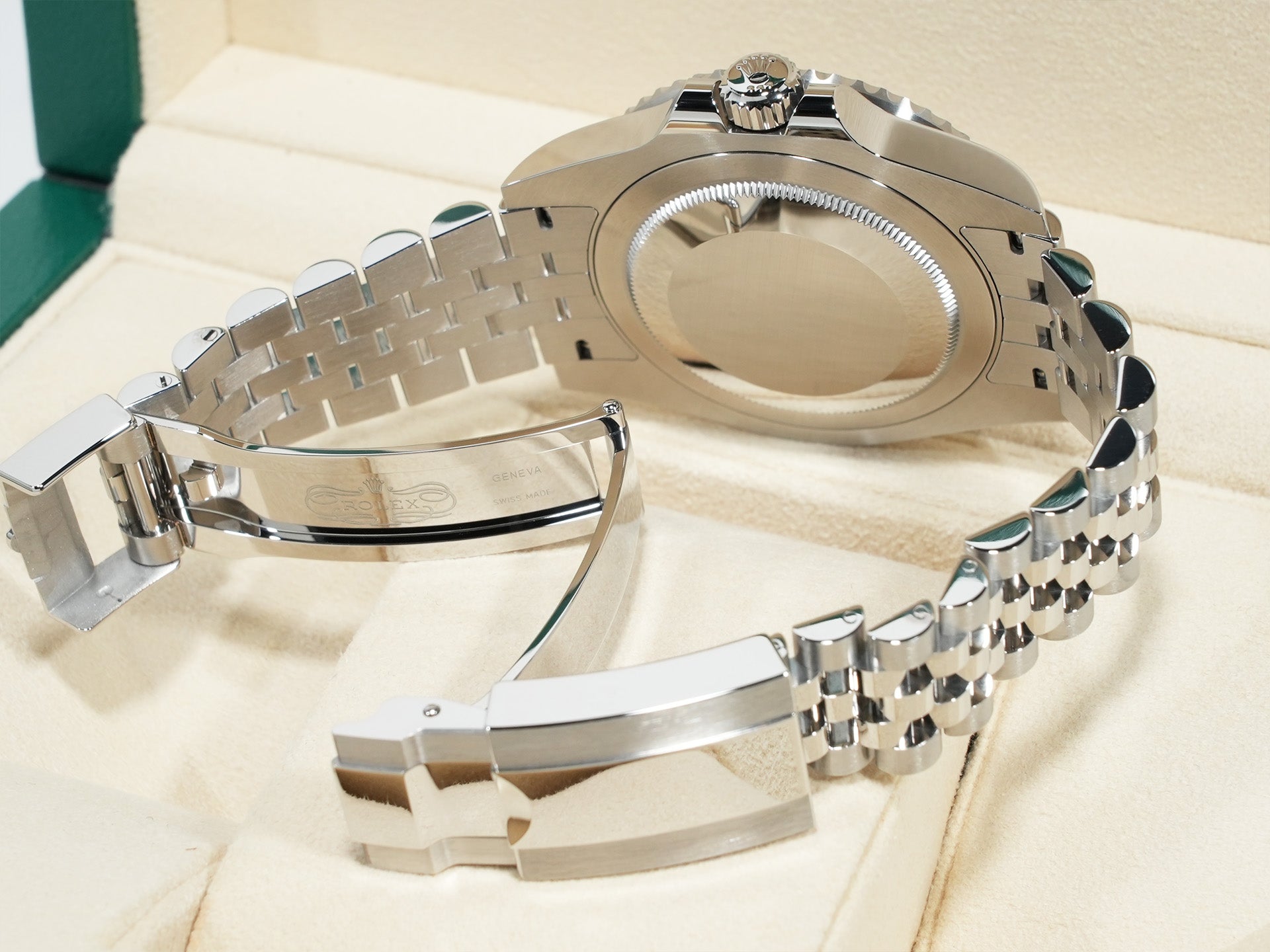 Rolex GMT-Master II Ref. 126710BLNR Stainless Steel Black Dial Jubilee Bracelet Excellent Condition m44d28bh