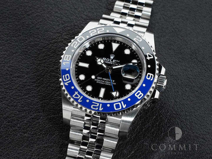 Rolex GMT-Master II Ref. 126710BLNR Stainless Steel Black Dial Jubilee Bracelet Excellent Condition m44d28bh