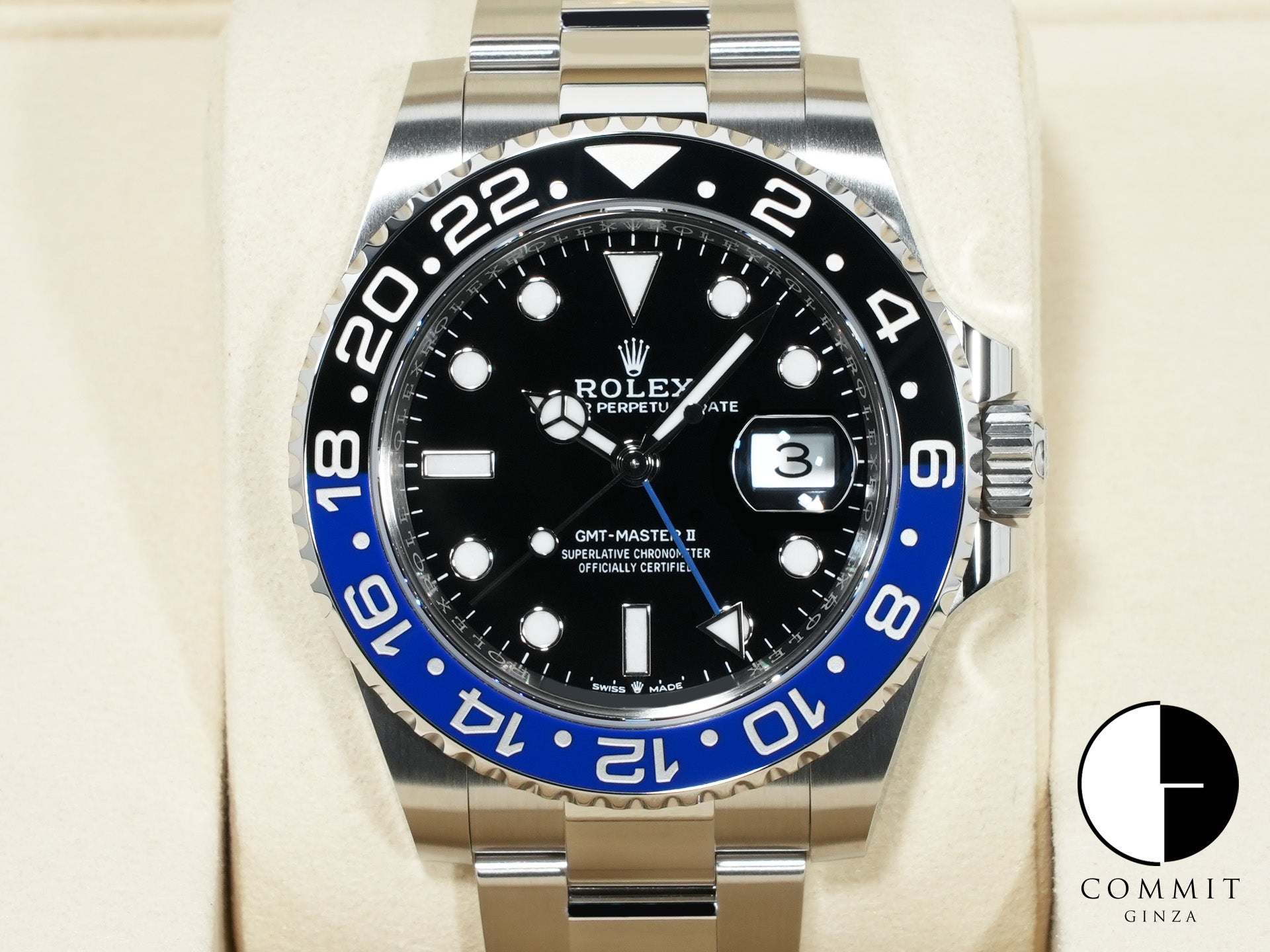 Rolex GMT-Master II Ref. 126710BLNR Stainless Steel Black Dial Oyster Bracelet Unused m92wjjbp