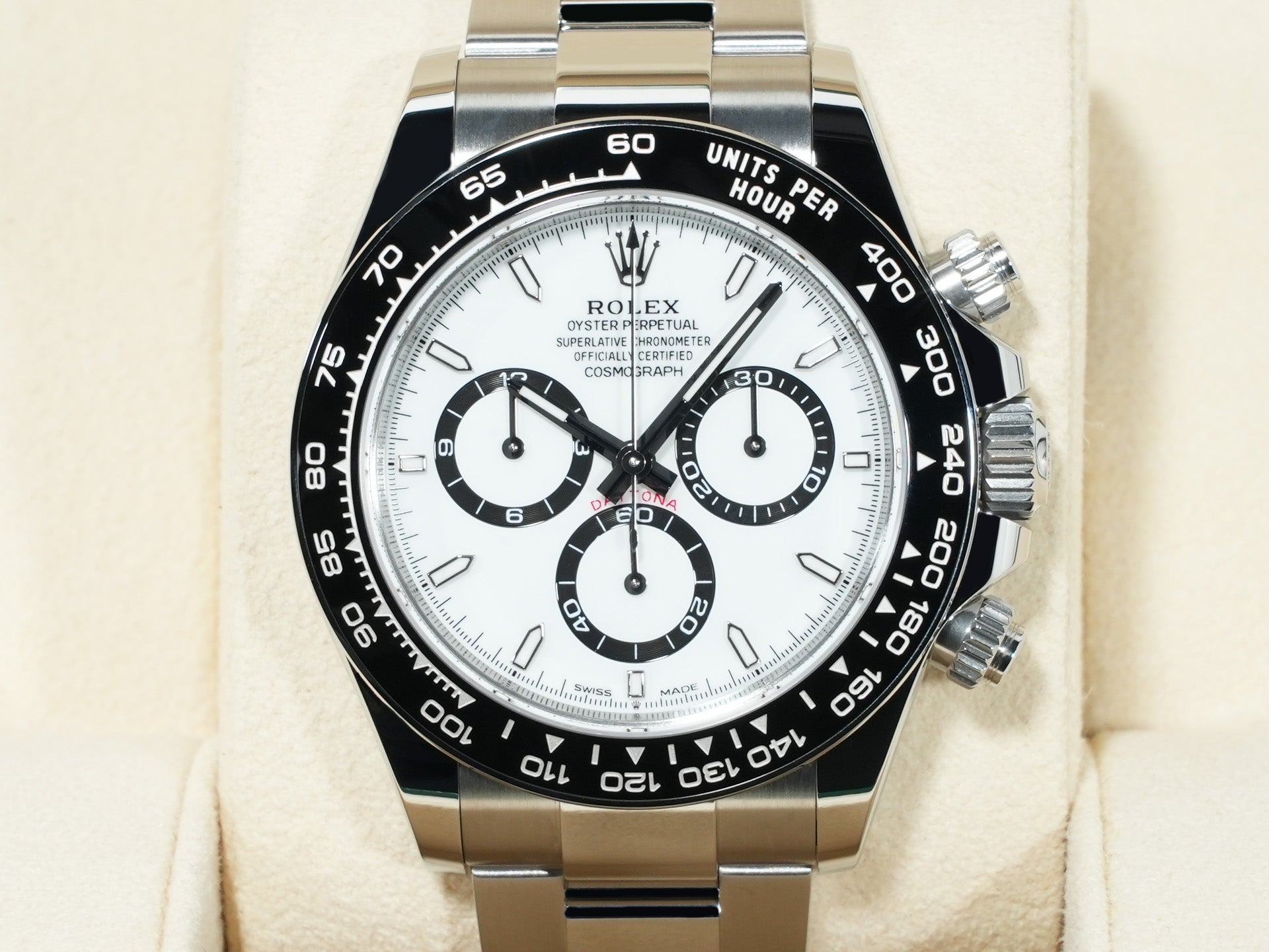 Rolex Daytona Ref. 126500LN Stainless Steel White Dial Unused 3as4jmbg