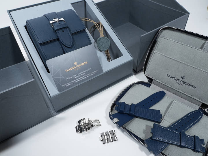 Vacheron Constantin Overseas Automatic Ref. 4520V/210A-B128 Stainless Steel Blue Dial Unused fgait6mf