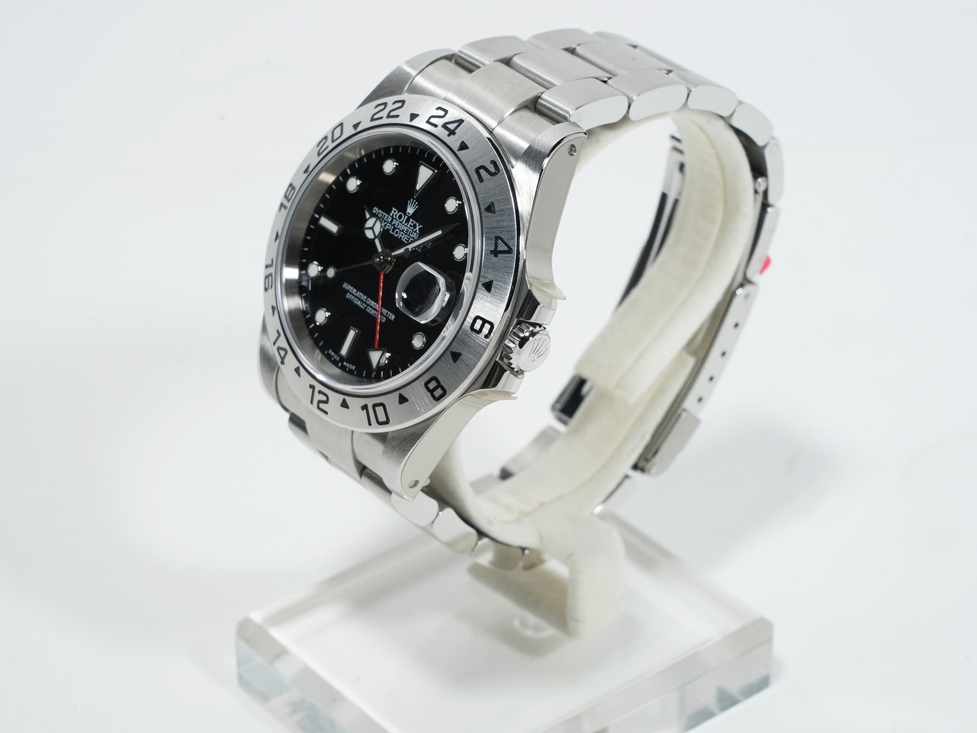 Rolex Explorer II Ref. 16570 Stainless Steel Black Dial Oyster Bracelet Deadstock 46m55ccc