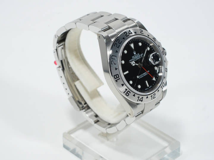 Rolex Explorer II Ref. 16570 Stainless Steel Black Dial Oyster Bracelet Deadstock 46m55ccc