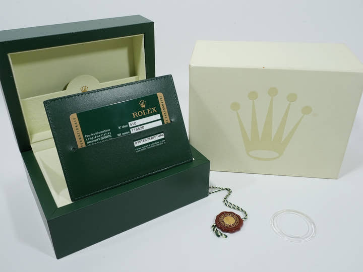 Rolex Daytona Ref. 116520 Stainless Steel White Dial Unused d5misdtb