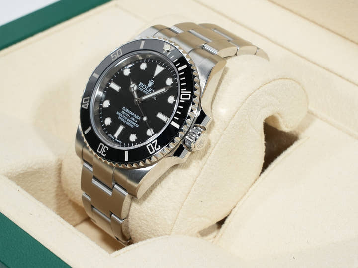 Rolex Submariner No Date Ref. 114060 Stainless Steel Black Dial Pre-owned izmidpm9