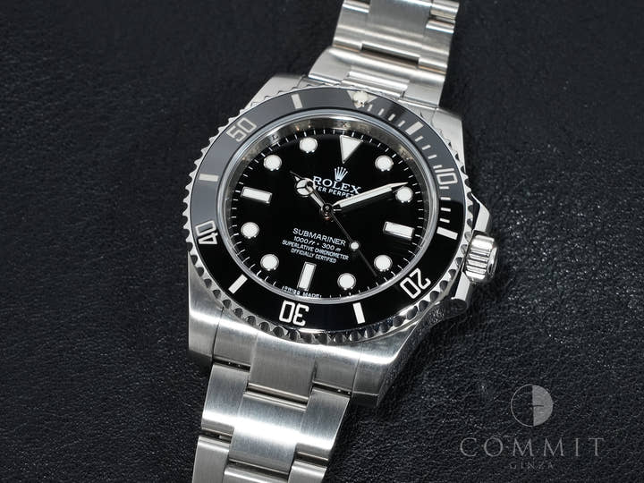 Rolex Submariner No Date Ref. 114060 Stainless Steel Black Dial Pre-owned izmidpm9