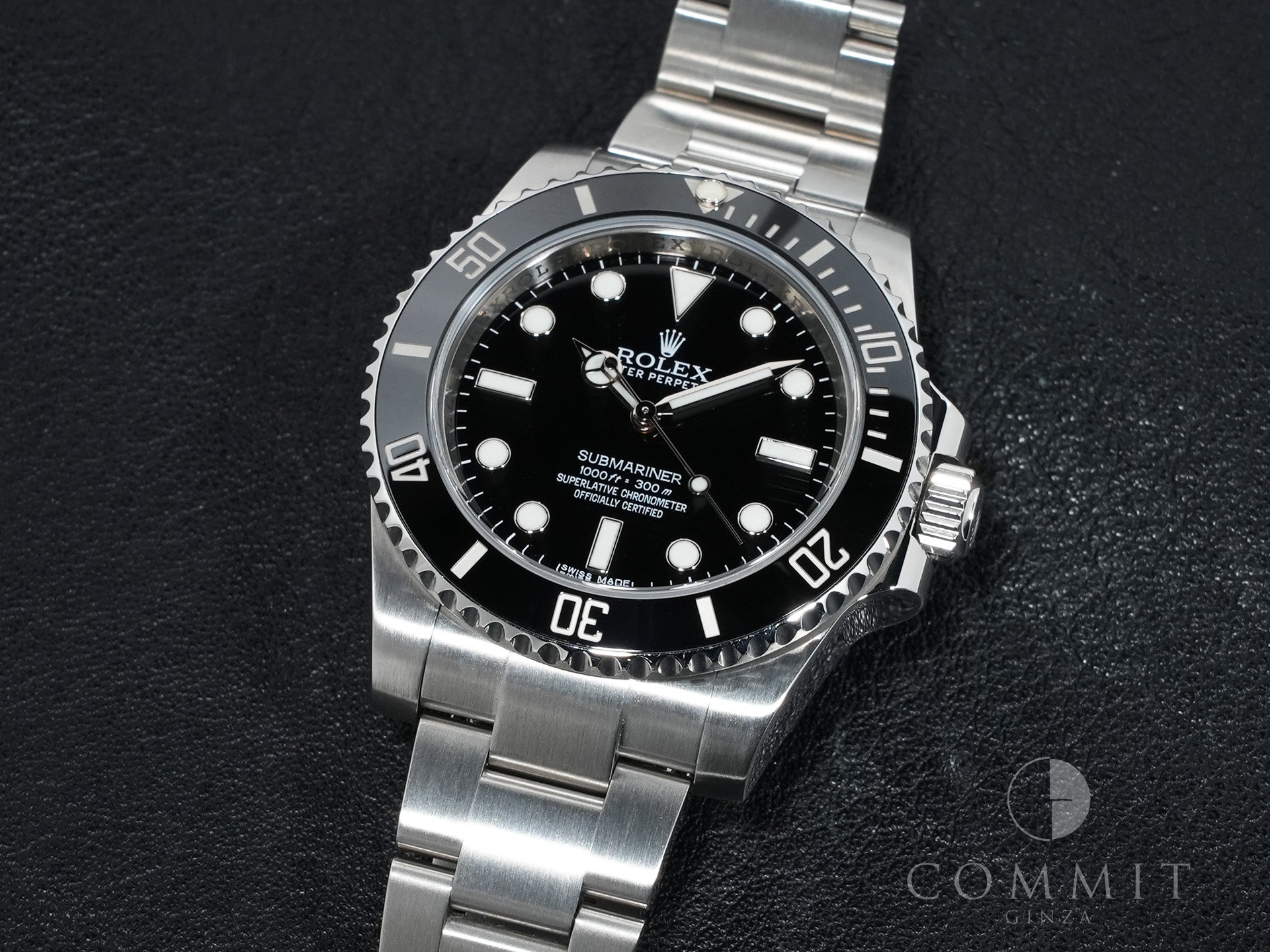 Rolex Submariner No Date Ref. 114060 Stainless Steel Black Dial Pre-owned izmidpm9