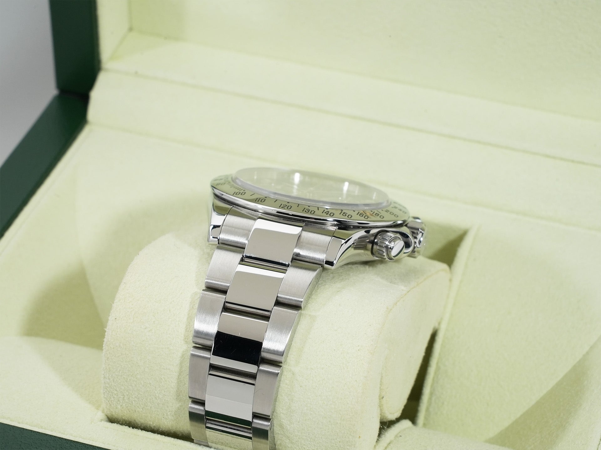 Pre-owned Rolex Daytona Ref. 116520 Stainless Steel Black Dial v72etpmp