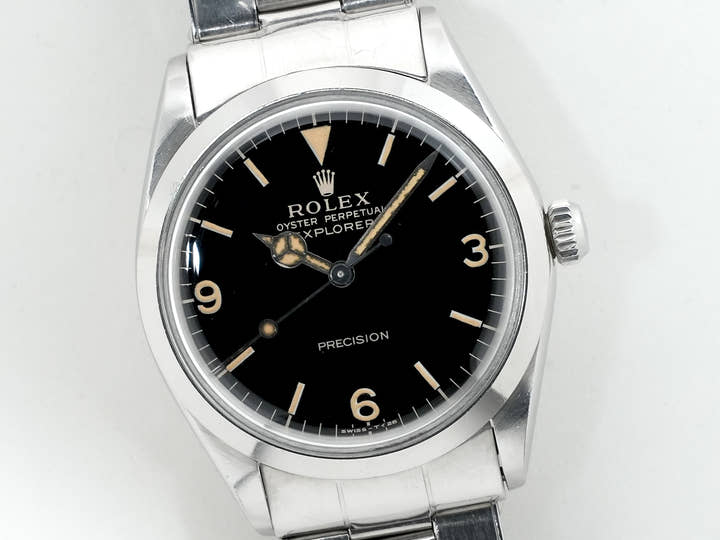 ロレックス エクスプローラー Ref.5500 ステンレススチール ブラック文字盤 中古 odvpmbbm
