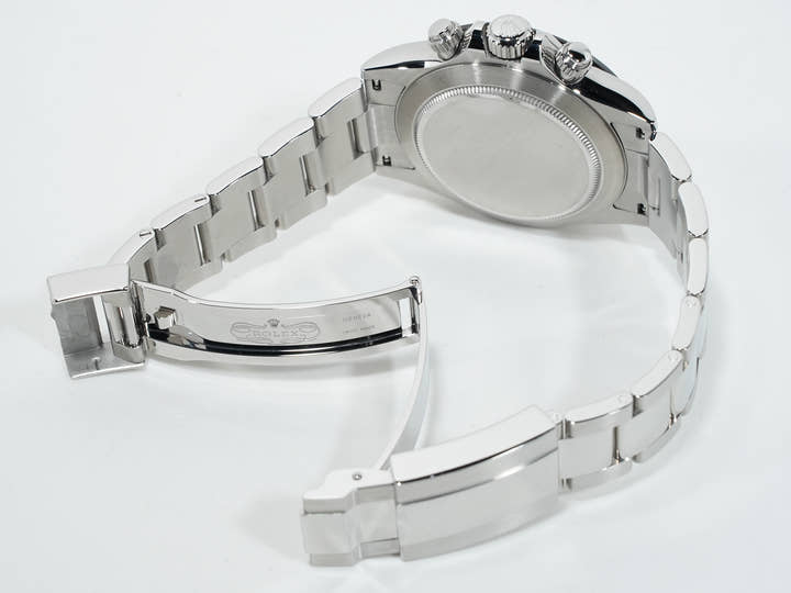 Pre-owned Rolex Daytona Ref. 116500LN Stainless Steel White Dial st3h5m6e