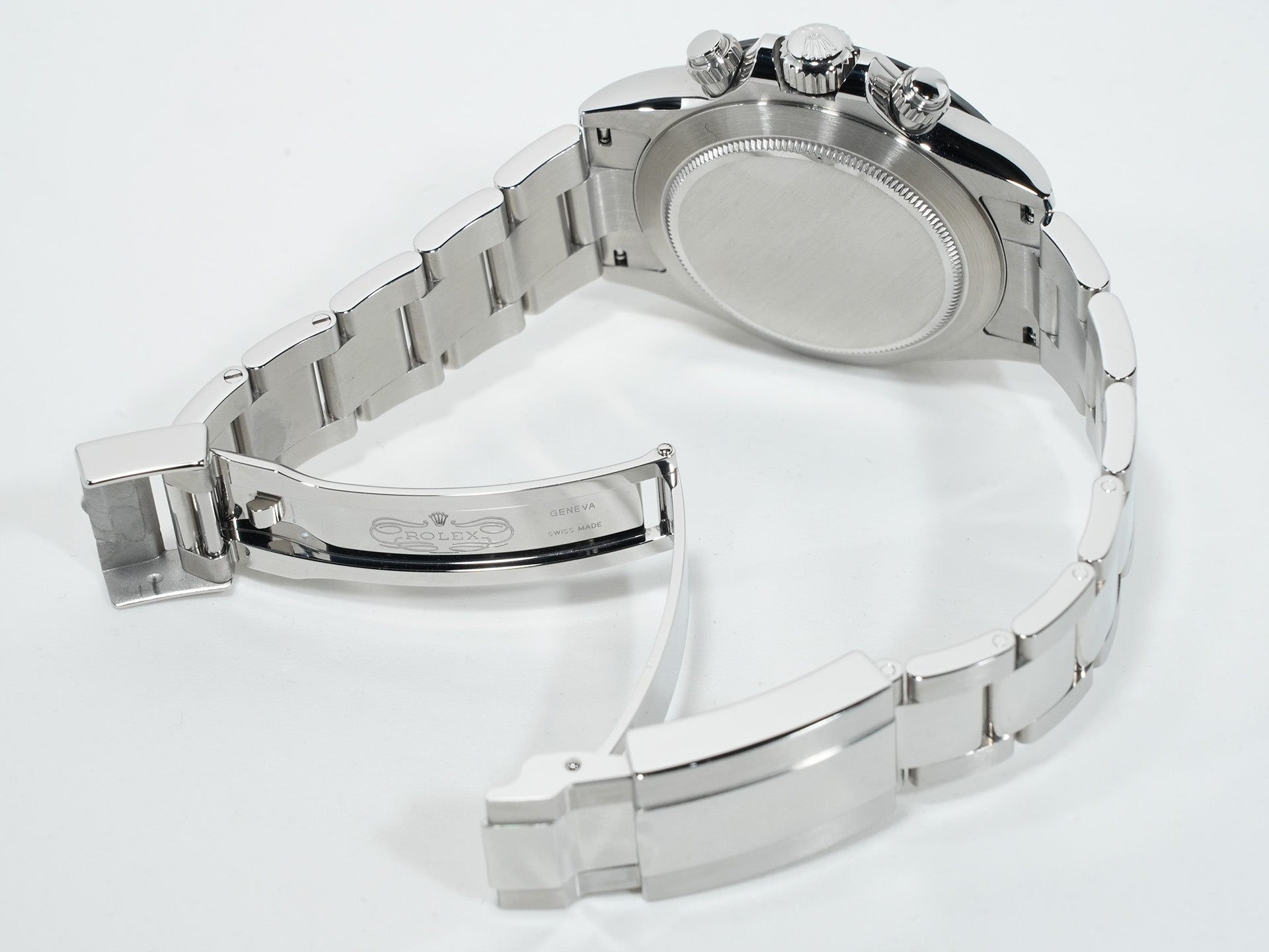 Pre-owned Rolex Daytona Ref. 116500LN Stainless Steel White Dial st3h5m6e