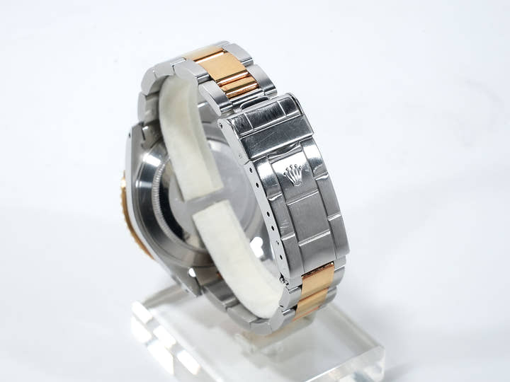 Pre-owned Rolex Submariner Date Ref. 16613 in Stainless Steel/Yellow Gold with Blue Dial (7ojgtoqa)