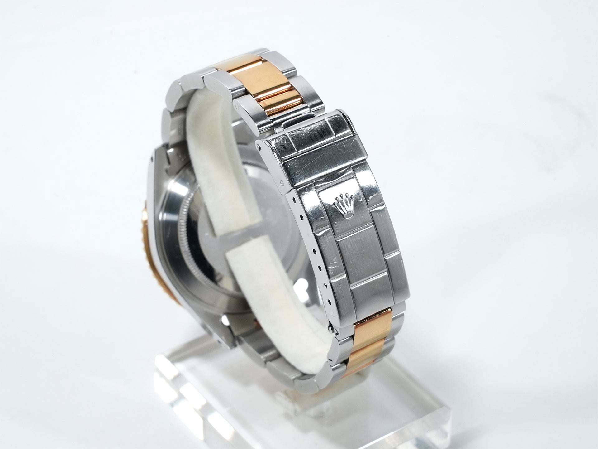 Pre-owned Rolex Submariner Date Ref. 16613 in Stainless Steel/Yellow Gold with Blue Dial (7ojgtoqa)